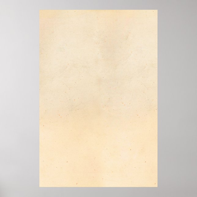 Vintage 1850 Parchment Paper Template Blank Poster (Vorne)