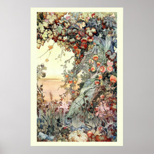 Vintage (1893) Früchte der Erde Poster