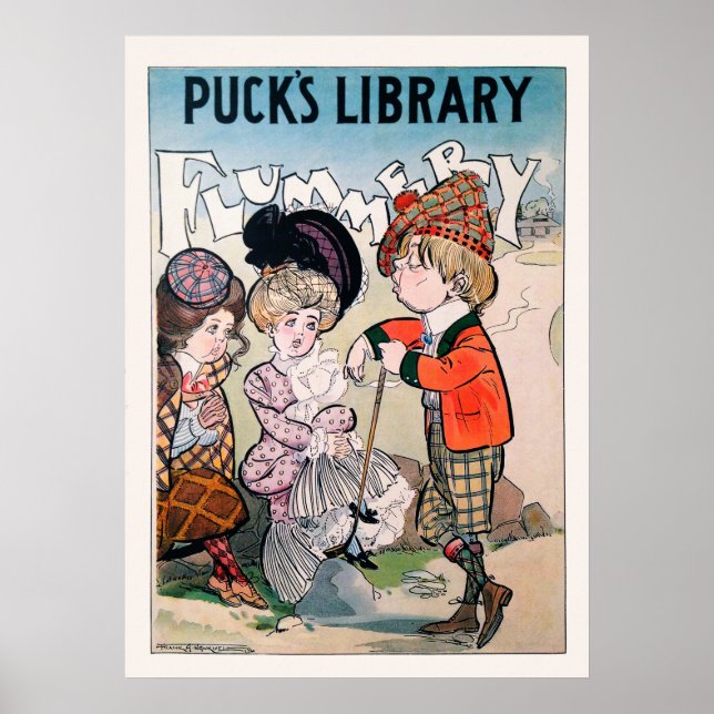 Vintage 1902-Golfdrucke Poster (Vorne)