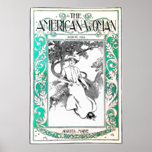 Vintage 1903-Golf-Printwerbung Poster