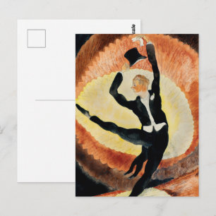 Vintage 1920 Tänzer in Vaudeville Charles Demuth Postkarte