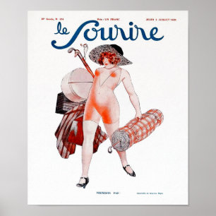 Vintage 1924-Golfdrucke Poster