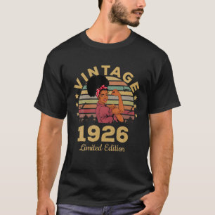 Vintage 1926 Hergestellt in 1926 95. Geburtstag Fr T-Shirt
