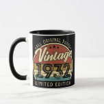 Vintage 1932 Limited Edition 90 Years Old 90th Tasse<br><div class="desc">Vintage 1932 Limited Edition 90 Years Old 90th Birthday Gift. Perfect gift for your dad,  mom,  papa,  men,  women,  friend and family members on Thanksgiving Day,  Christmas Day,  Mothers Day,  Fathers Day,  4th of July,  1776 Independent day,  Veterans Day,  Halloween Day,  Patrick's Day</div>