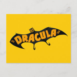 Vintage 1938 Dracula Vampirfledermaus Postkarte