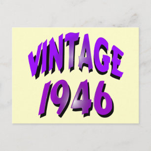 Vintage 1946 postkarte