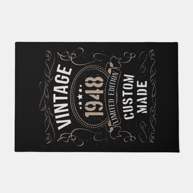 Vintage 1948 Limited Edition Custom made Fußmatte (Vorderseite)
