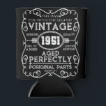 Vintage 1951 Man Myth Legend 70th Birthday Dosenkühler<br><div class="desc">Mit diesem niedlichen und farbenfrohen Design machen Sie Ihre Geburtstagsfeier noch attraktiver. Eine perfekte Ergänzung für Ihre Geburtstagskollektion. Ein Muss Kleidung für einen Geburtstagsfeier tragen.</div>