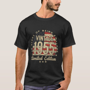 Vintage 1955 limitierte Auflage 70 Jahre alte Gesc T-Shirt