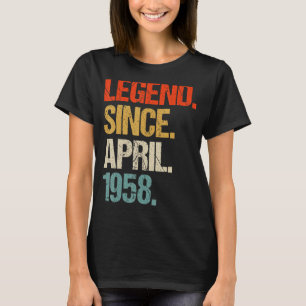 Vintage 1958 65. Geburtstag Retro 65 Jahre alt T-Shirt