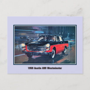 Vintage 1959 Austin A99 Westminster Postkarte