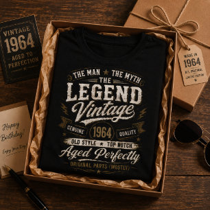 Vintage 1964 gealtert perfekt 62. Geburtstag T-Shirt