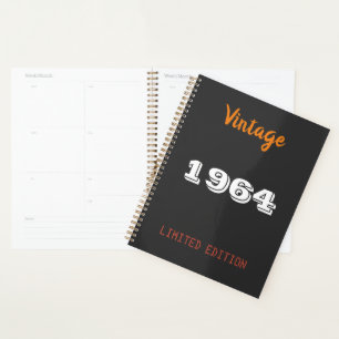 Vintage 1964 Limited Edition Planner - 62e cadeau