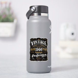 Vintage 1966 Geburtstag 60. auf dem Höhepunkt geal Aufkleber