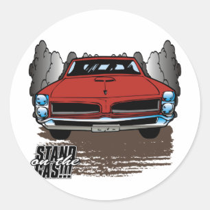 Vintage 1966 GTO Runder Aufkleber