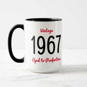 Vintage 1967 gereift bis zur Vollkommenheit 50. Ge Tasse
