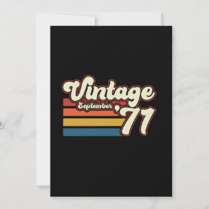 Vintage 1971 50. Geburtstag Einladung