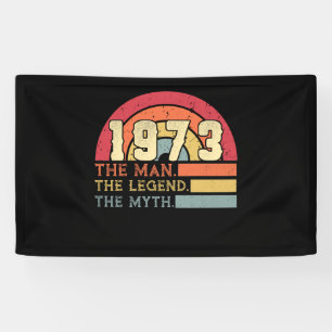 Vintage 1973 Geburtstag Banner