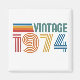 Vintage 1974 50. Geburtstag Magnet
