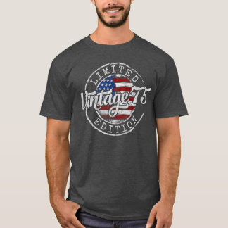Vintage 1975 50. Geburtstagsgeschenke für Männer F T-Shirt