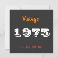 Vintage 1975 50. limitierte Auflage