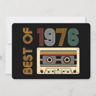 Vintage 1976 Hergestellt 1976 70. Geburtstag 50 Ja Einladung