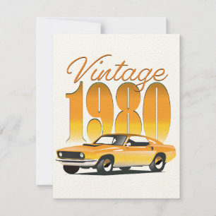 Vintage 1980 Retro-Auto