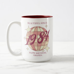 Vintage 1984 40e anniversaire retro tasse mug