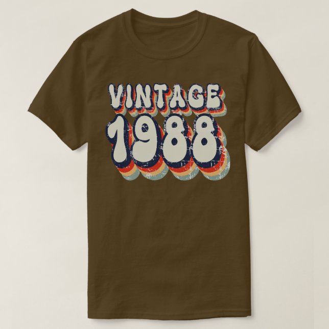Vintage 1988 2 T-Shirt (Design vorne)