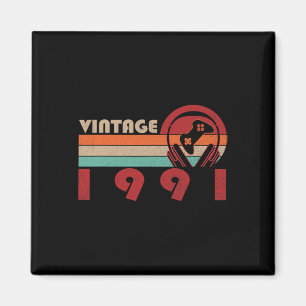 Vintage 1991 Lustig 33 Jahre alter Jungen-Gamer 33 Magnet