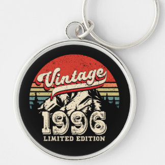 Vintage 1996 Geburtstag Retro 30. Outdoor-Geschenk Schlüsselanhänger