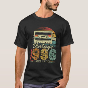 Vintage 1996 Retro-Kassette 1996 30. Geburtstag 30 T-Shirt
