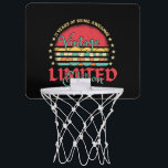 Vintage 2002 Limited Edition  21 year old 21st   Mini Basketball Netz<br><div class="desc">A vintage 2002 limited edition 21 year old funny quote is a unique piece of apparel that is perfect for celebrating a special occasion, such as a birthday or anniversary. The Funny quote features a classic design that is sure to make a statement, making it a great present choice for...</div>