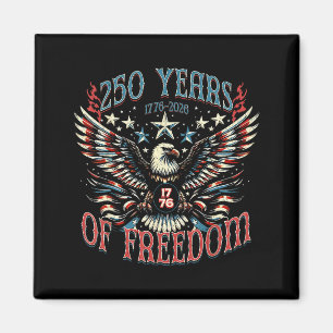 Vintage 250 Jahre Freiheit patriotischer Adler Magnet