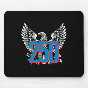 Vintage 250. Jubiläum Adler 1776-2026 Patriotisch Mousepad