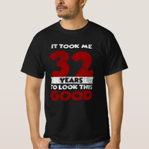 Vintage 32 Jahre alte lustige 32. Geburtstagsgesch T-Shirt