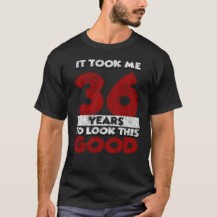 Vintage 36 Jahre alte lustige 36. Geburtstagsgesch T-Shirt