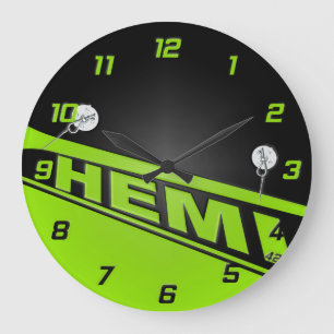 Vintage 426 Hemi Design Uhr grün