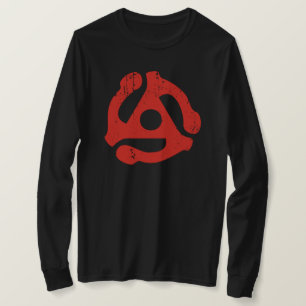 Vintage 45-Aufnahme-Adapterübergabe T-Shirt