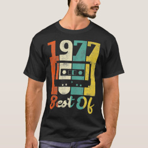 Vintage 45. Geburtstagskassette 1977 Retro Best of T-Shirt