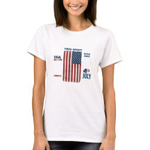 Vintage 4. Juli USA-Flagge Freigeist Patriotisch