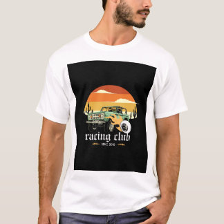 Vintage 4x4 Off-Road Rennclub Sonnenuntergang T-Sh T-Shirt