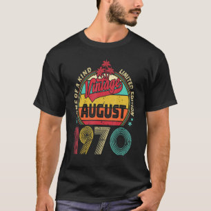 Vintage 52. Geburtstag Awesome seit August 1970 Ep T-Shirt