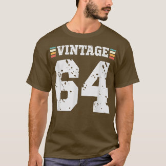 Vintage 64 Jahre Altes Glück 64. Geburtstag Spaß S T-Shirt