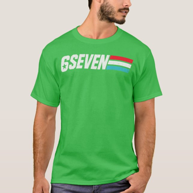 Vintage 67 Meme Retro 6 Seven T-Shirt (Vorderseite)