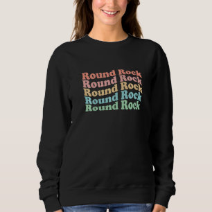 Vintage 70er USA Hippie Stadt - Retro Round Rock P Sweatshirt