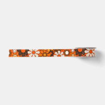 Vintage 70s Retro Floral Pattern Boho Gift