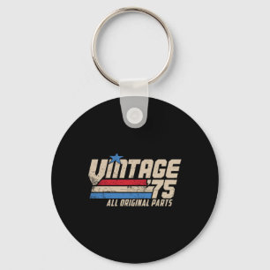 Vintage 75 Retro Geburtstag Top Für Männer 50. 197 Schlüsselanhänger