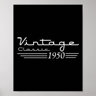 Vintage 75e anniversaire Décorations Vintage 1950 
