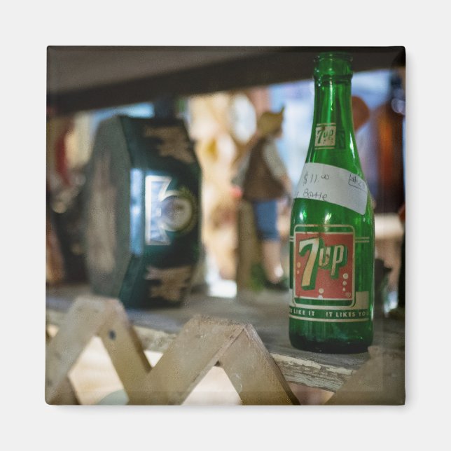 Vintage 7Up-Flasche Magnet (Vorne)